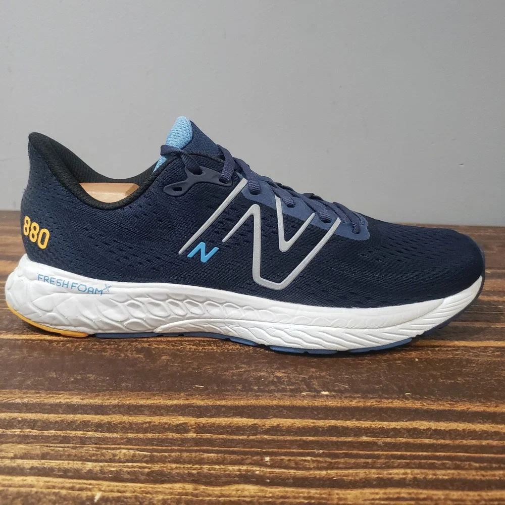New Balance Running Shoes Mens 10.5 Fresh Foam X 880 v13 Navy Blue Good M880N13